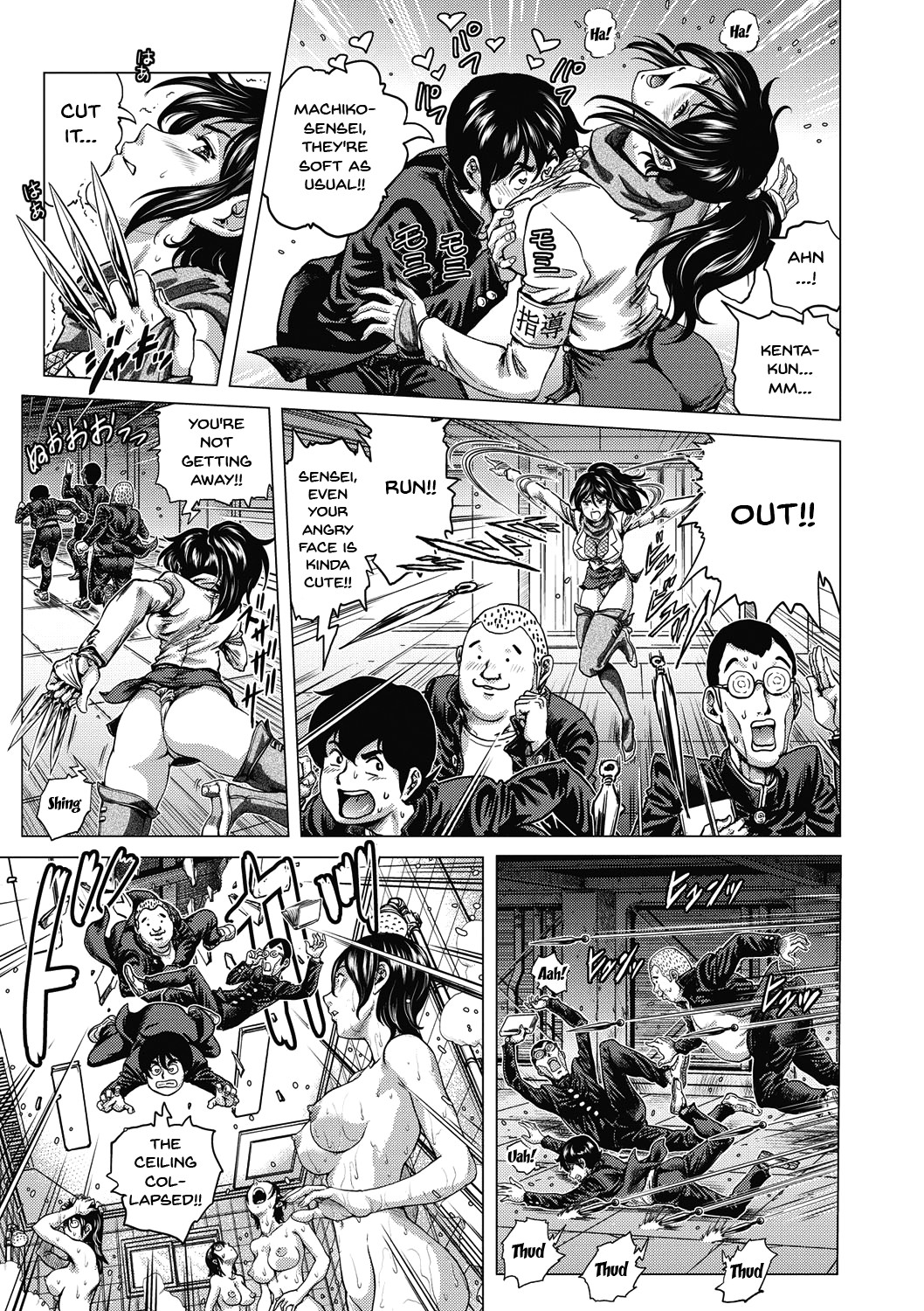 Hentai Manga Comic-Informal Heroine Gangbang-Read-122